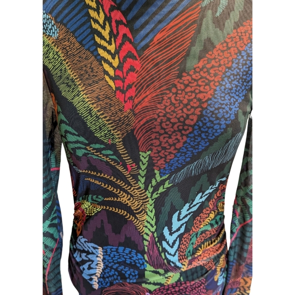 Farm Rio Mesh Jungle Dress - Picture 7 of 9